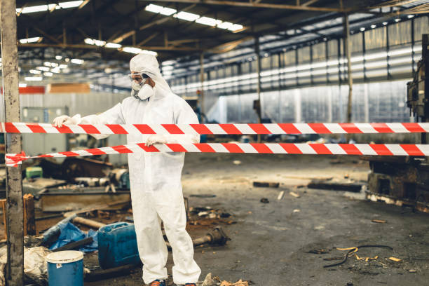 Professional Odor Removal technician working in Hancocks Bridge, NJ